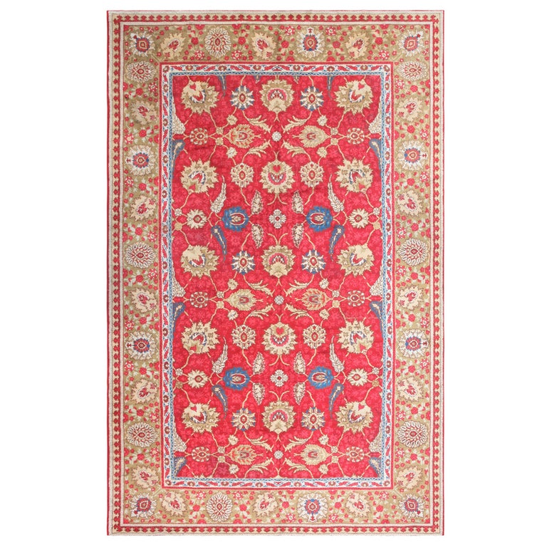 Antique Arts and Crafts Donegal Irish Rug For Sale at 1stdibs