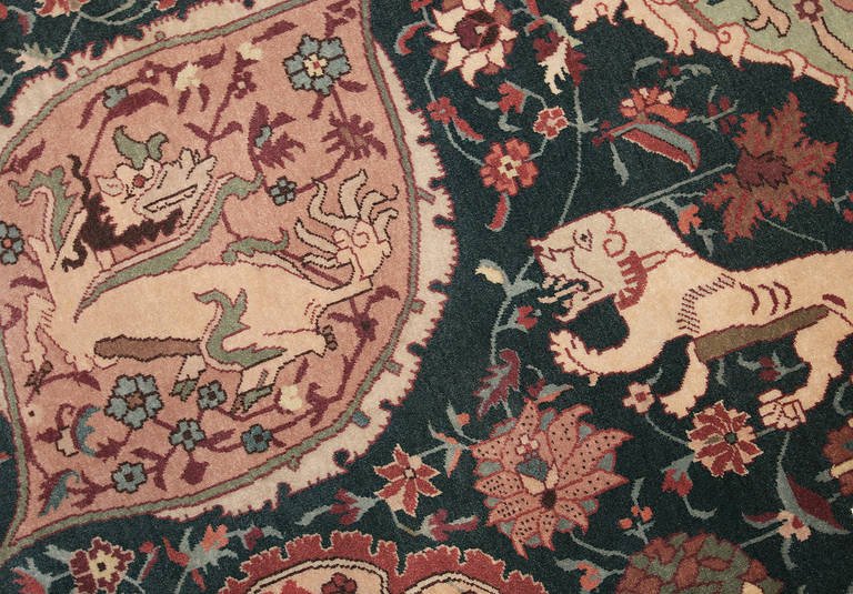 19th Century Antique Agra Carpet