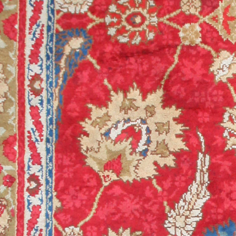 Antique Arts and Crafts Donegal Irish Rug For Sale at 1stdibs