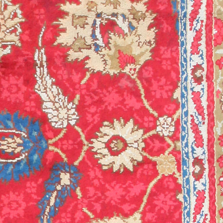 Antique Arts and Crafts Donegal Irish Rug For Sale at 1stdibs