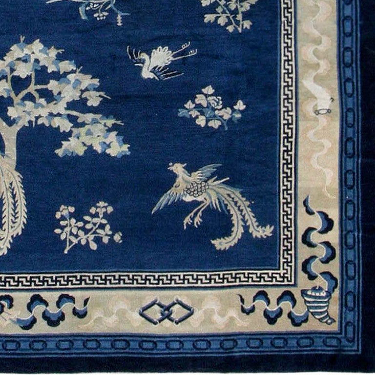 20th Century Antique Chinese Oriental Carpet