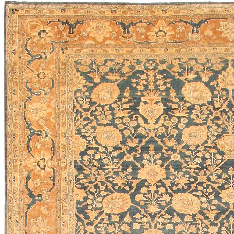 19th Century Antique Oriental Tabriz Persian Rug or Carpet