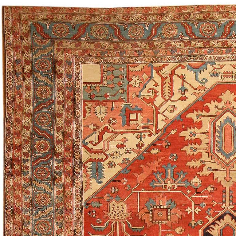 Antique Bakshaish Rug For Sale at 1stdibs