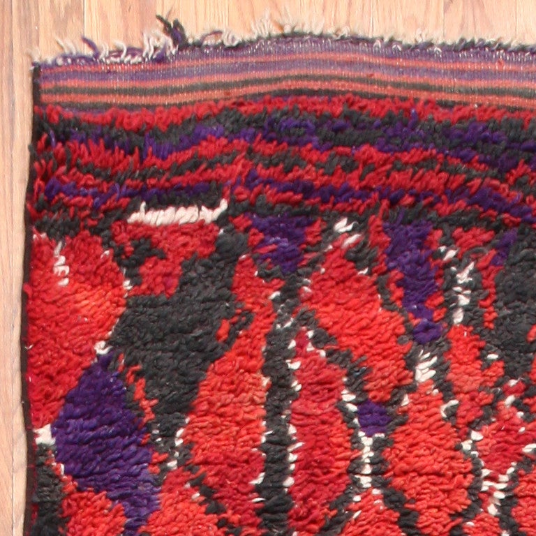 Wool Vintage Moroccan Rug