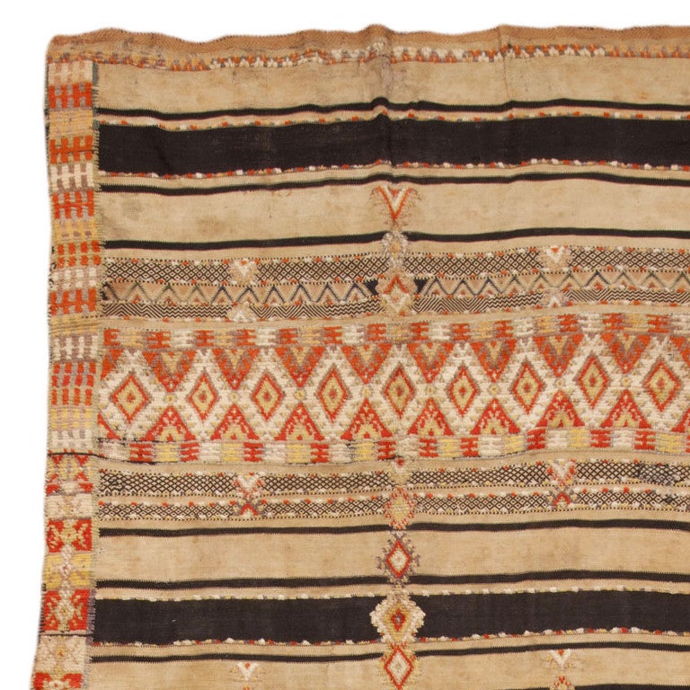 Mid-20th Century Vintage Moroccan Rug