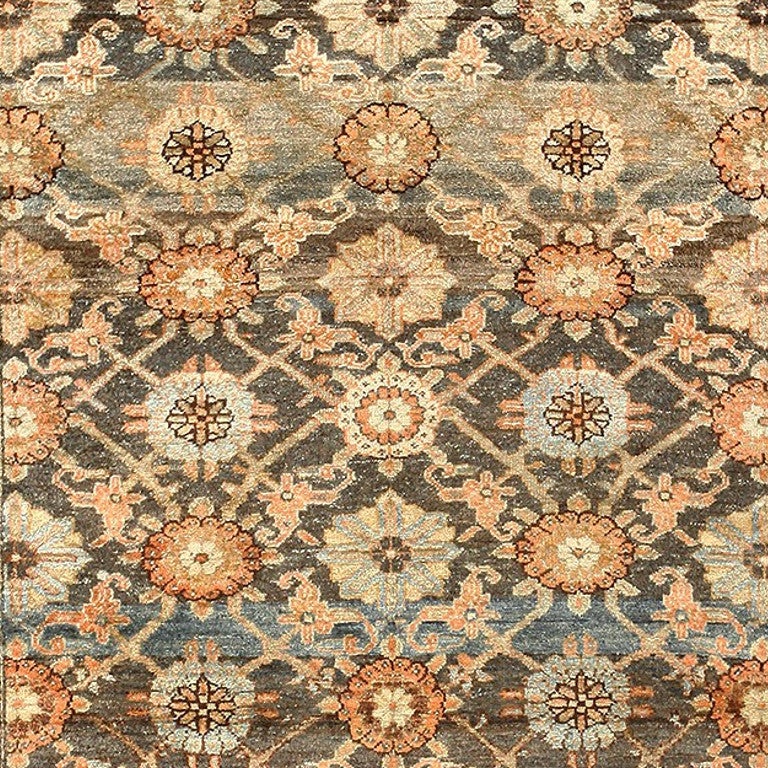 20th Century Antique Persian Malayer Carpet