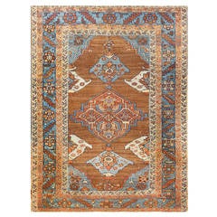 Antique Persian Bakshaish Carpet