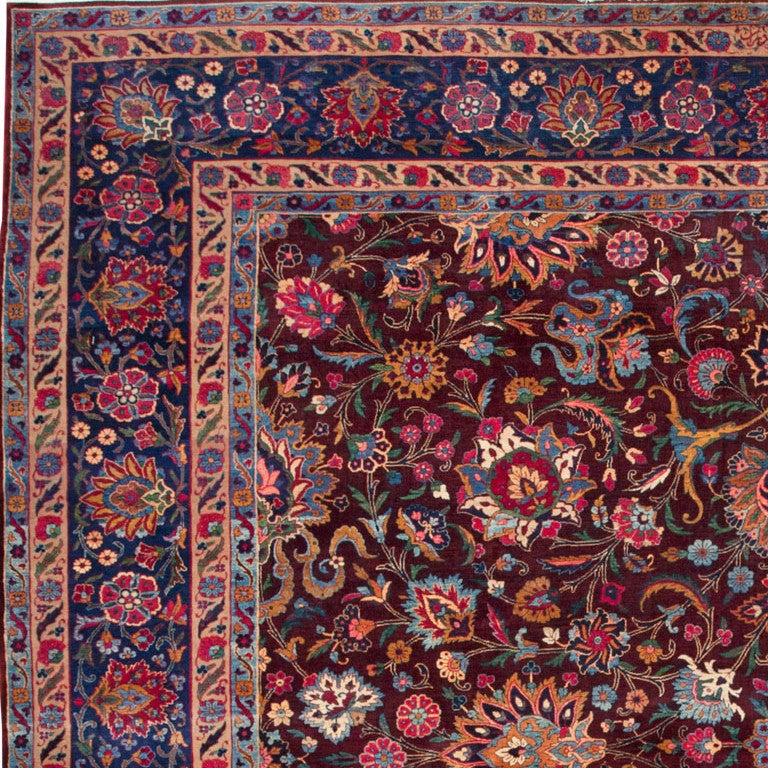 Antique Kerman Persian Rug For Sale at 1stdibs