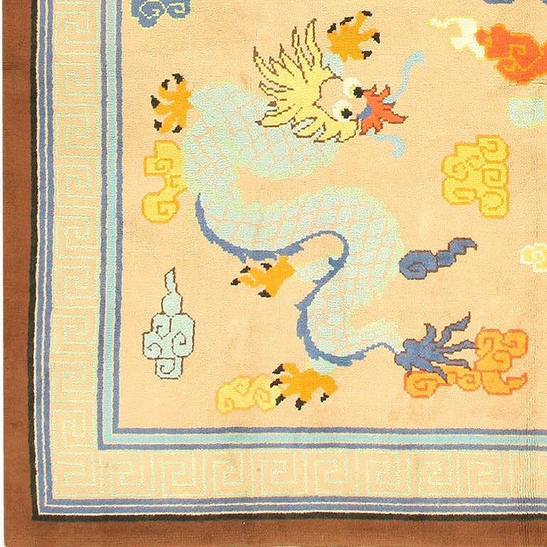 Antique French Art Deco Rug In Excellent Condition In New York, NY