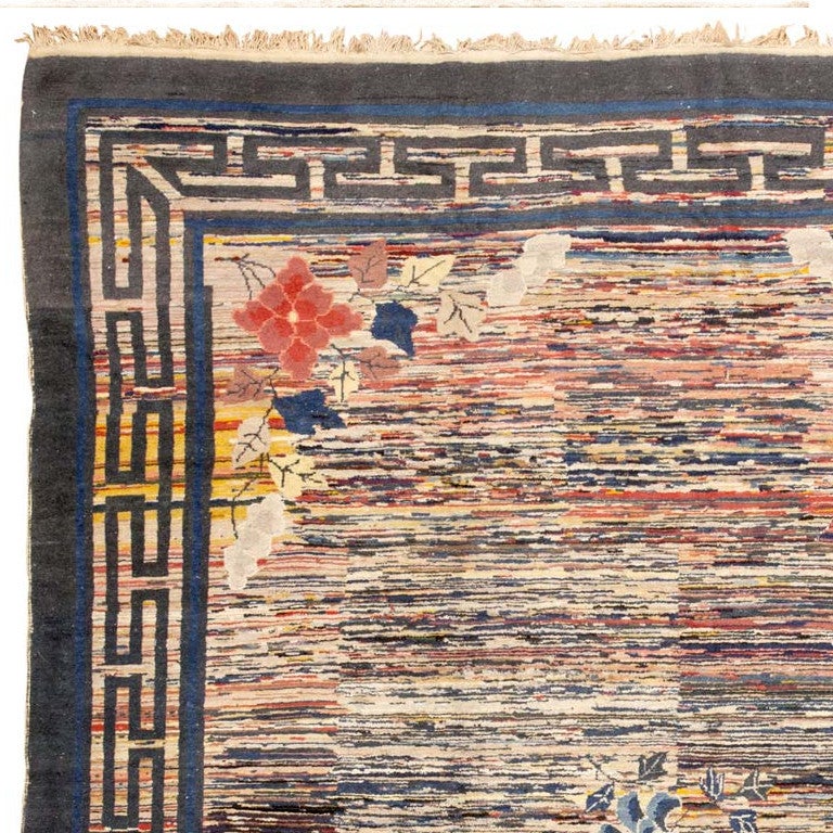 20th Century Antique Mongolian Rug