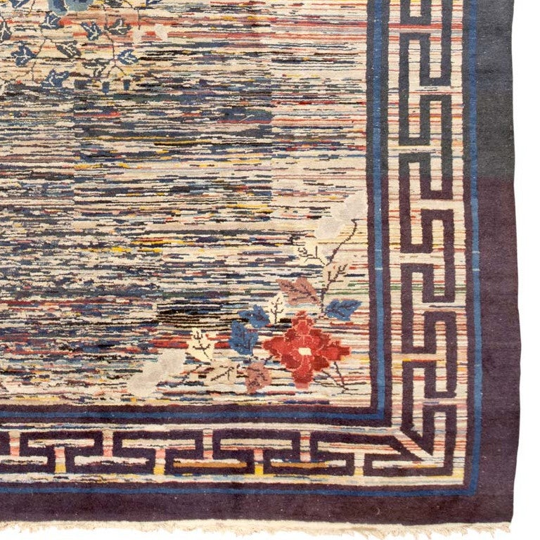 Chinese Export Antique Mongolian Rug