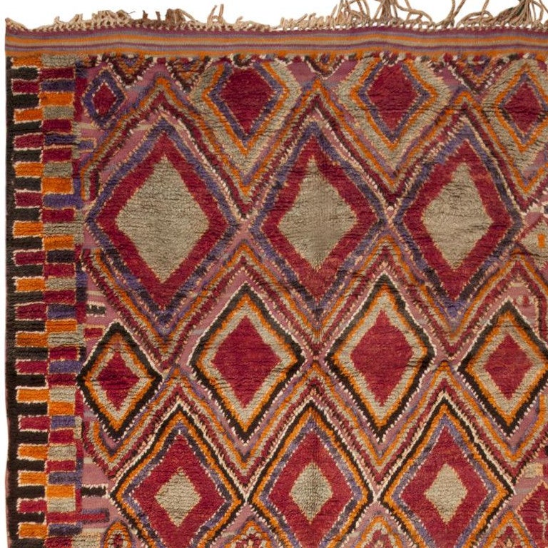 20th Century Vintage Moroccan Rug