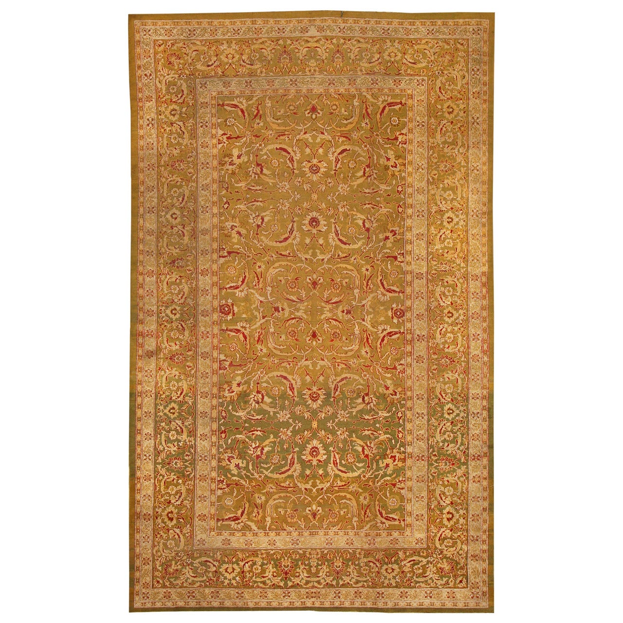Antique Amritsar Rug from North India
