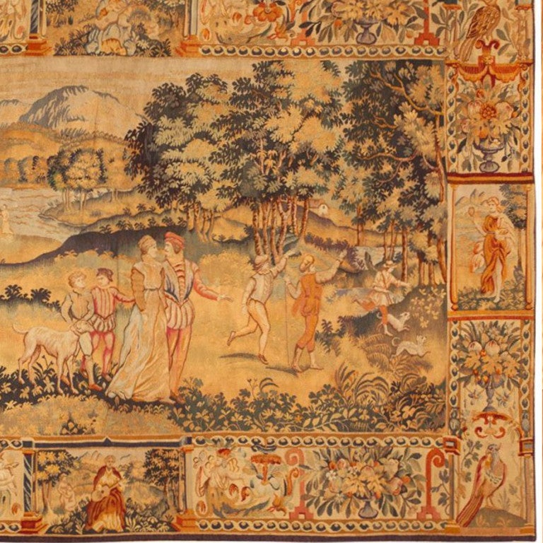 Belgian Antique Tapestry from Belgium