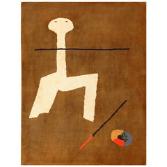 Vintage Joan Miró Teppich 48174