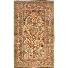 Antique Kerman Carpet Woven By - Master Aboul Ghasem Kermani