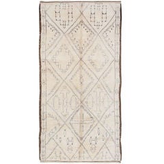 Mid Century Moroccan Rug By Berber Tribe