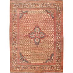 Antique Tabriz Carpet Woven By Haji Jalili