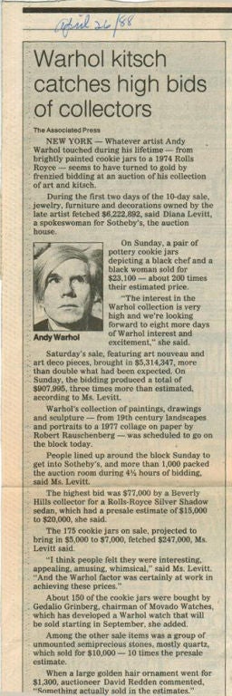 Andy Warhol’s Centennial Quilt In Good Condition In New York, NY