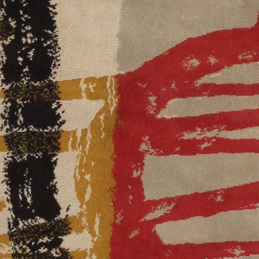 Vintage French Art Deco Carpet By Marc Saint Saëns