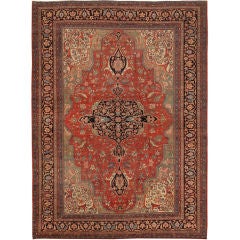 Antique Sarouk Farahan Persian Rug