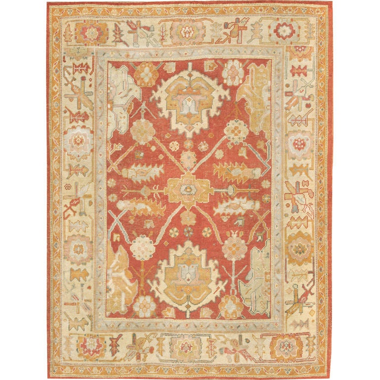 Antique Oushak Rug