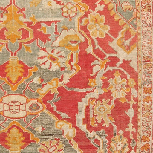 Oushak in Western Turkey has been a major center of rug production almost from the very beginning of the ottoman period. Many of the great masterpieces of early Turkish carpet weaving from the 15th to the 17th centuries have been attributed to