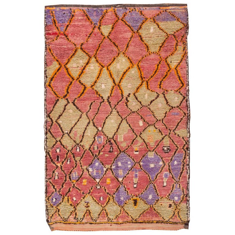 Mid-Century Moroccan Rug