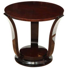 Art Deco Round Side Table