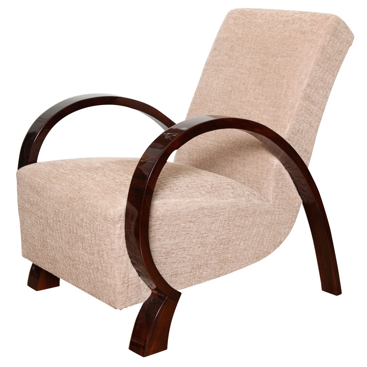Graceful  Art Deco Arm Chair
