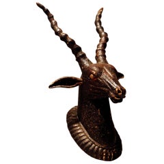 Wooden Deer Head 12