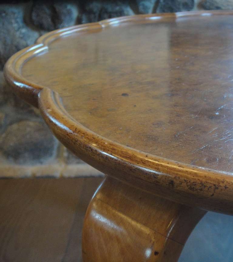Swedish Scalloped Side Table