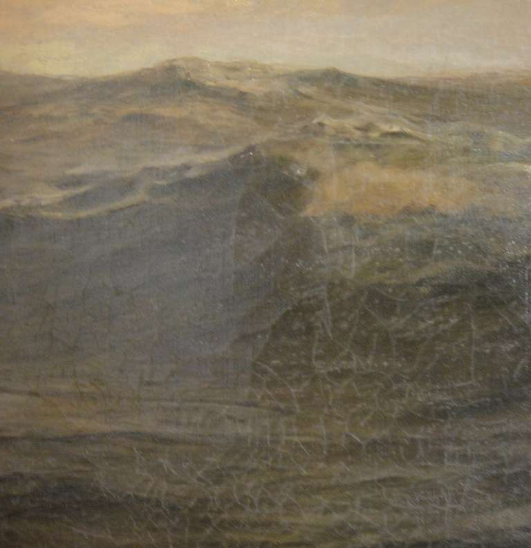 19th Century Ocean Painting