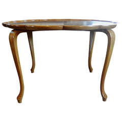 Scalloped Side Table