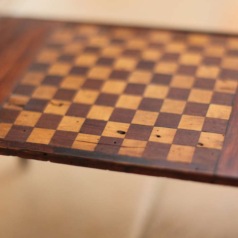 French Miniature Chess / Checker Table