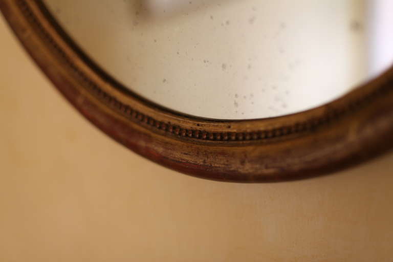 Gilded Oval Mirror 2