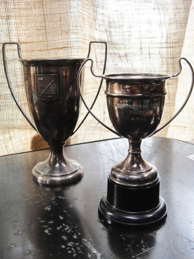 Vintage Silver Plated Trophies at 1stdibs