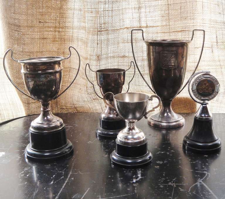 Vintage Silver Plated Trophies 3