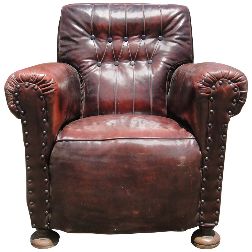Leather Easy Armchair