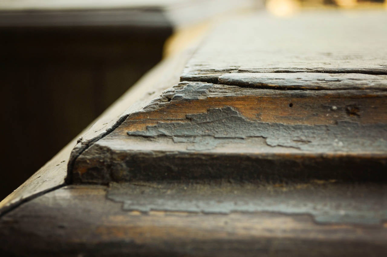 wooden pedistal