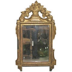 Vintage Carved Gilt Mirror