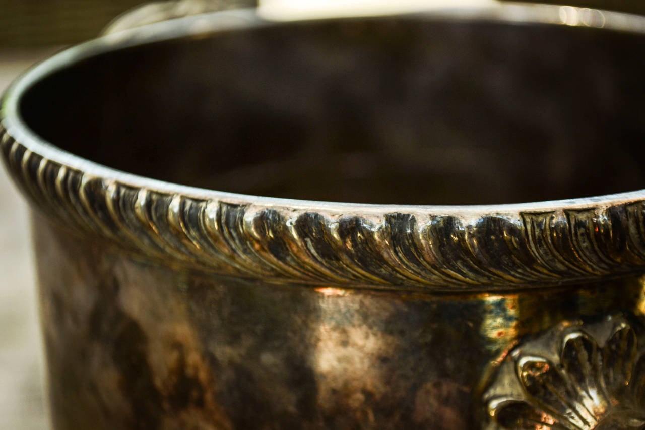 Vintage French Champagne Bucket, circa 1930 In Good Condition In Napa, CA