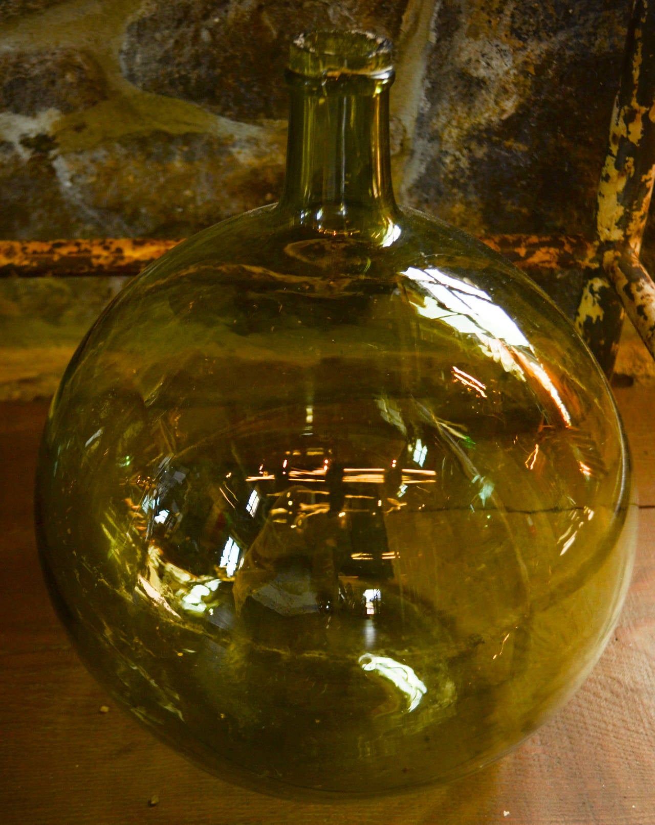 Vintage Blown Glass Wine Jars For Sale 1