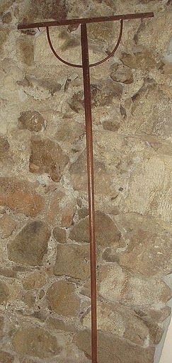 antique wooden rake