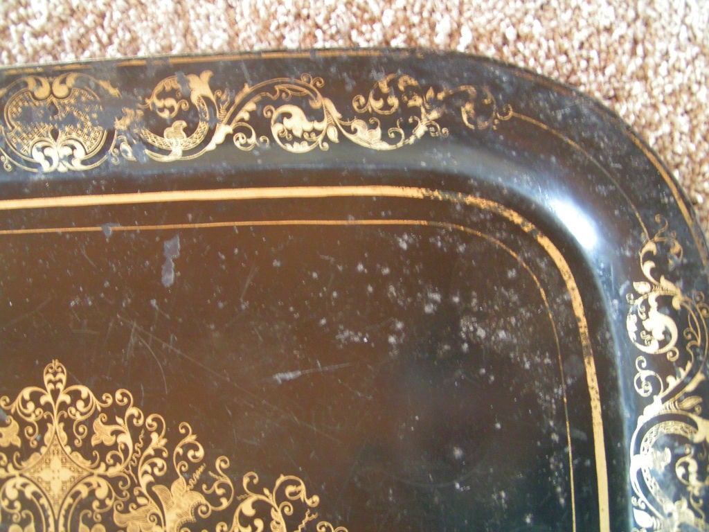Gilded Metal Fruit Tray