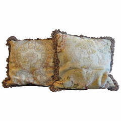 19th Century Tapestry Pillows 3