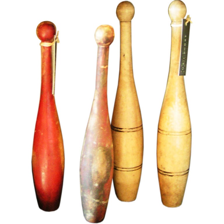 Juggling Pins 10 For Sale on 1stDibs