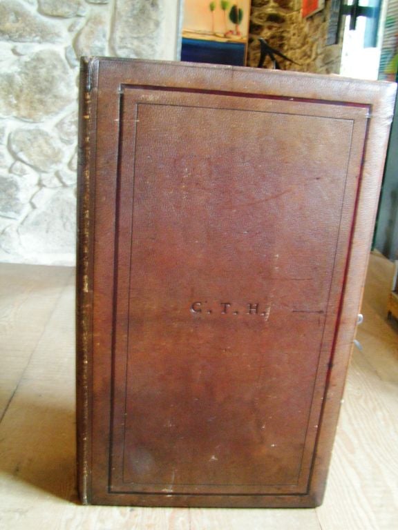 Large Leather Faux Book Box