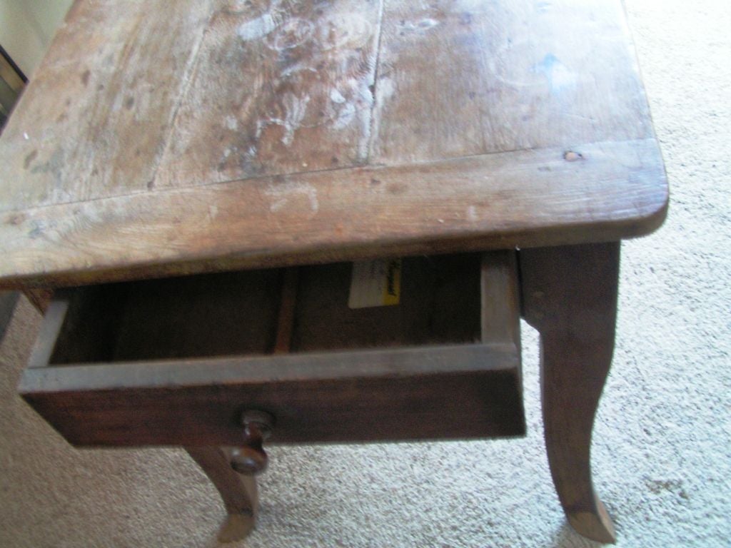 Wood French Country Farm Table For Sale