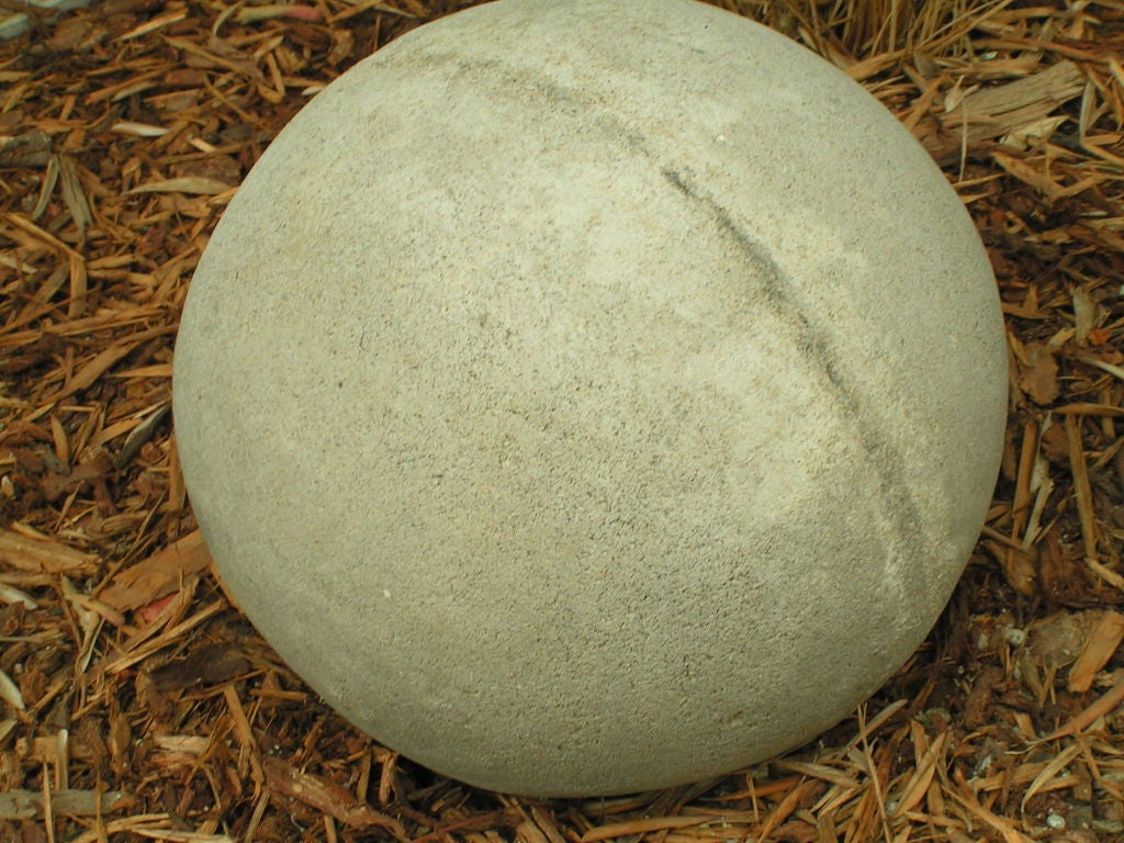 Concrete Garden Balls at 1stdibs